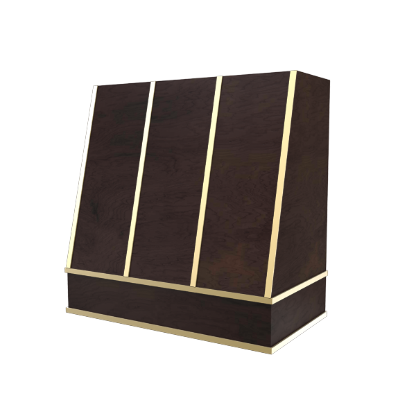 Angled With Brass Strapping