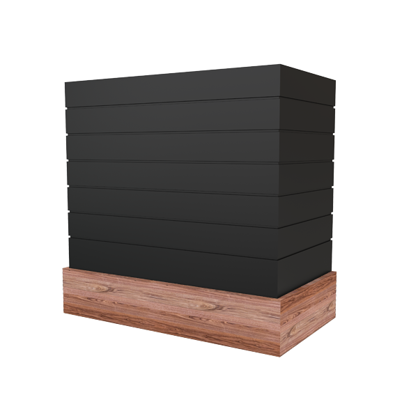 Box With Shiplap & Wood Band