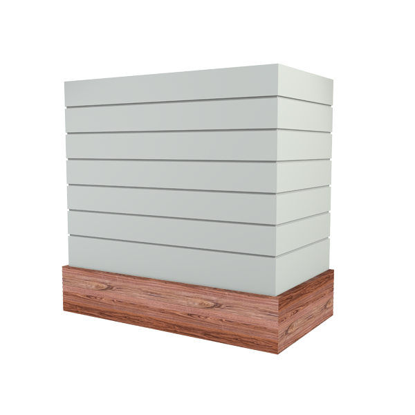 Box With Shiplap & Wood Band