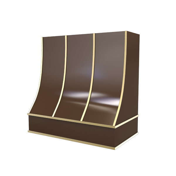Sloped With Brass Strapping