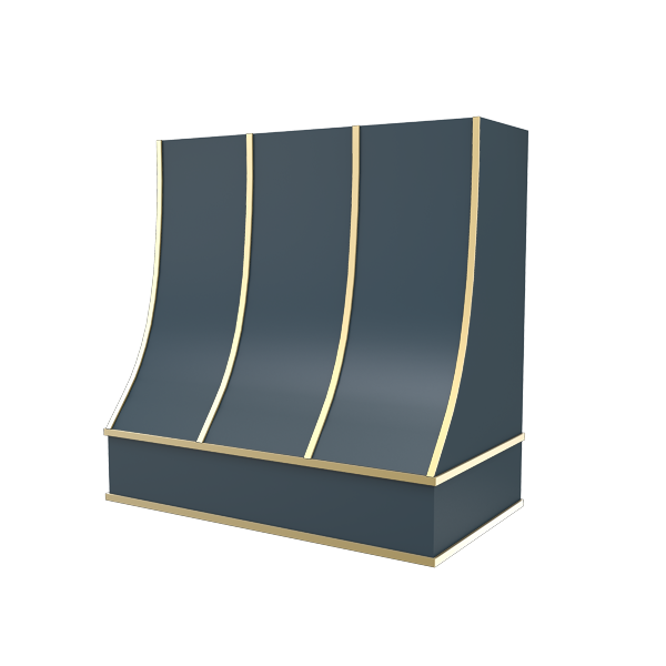 Sloped With Brass Strapping