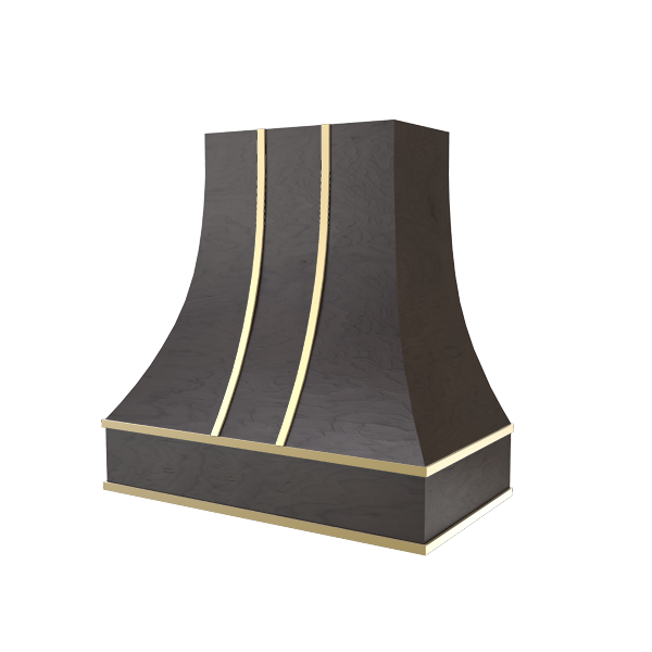Curved With Brass Strapping