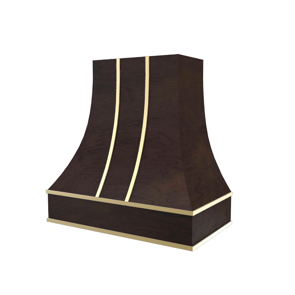 Curved With Brass Strapping