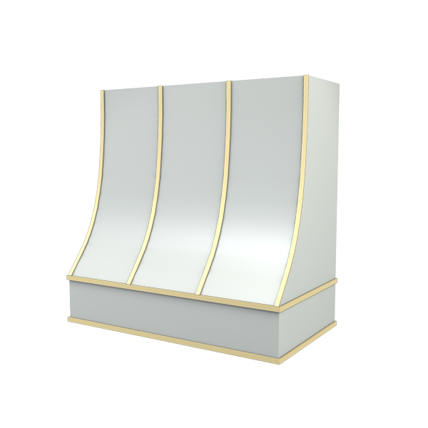 Sloped With Brass Strapping