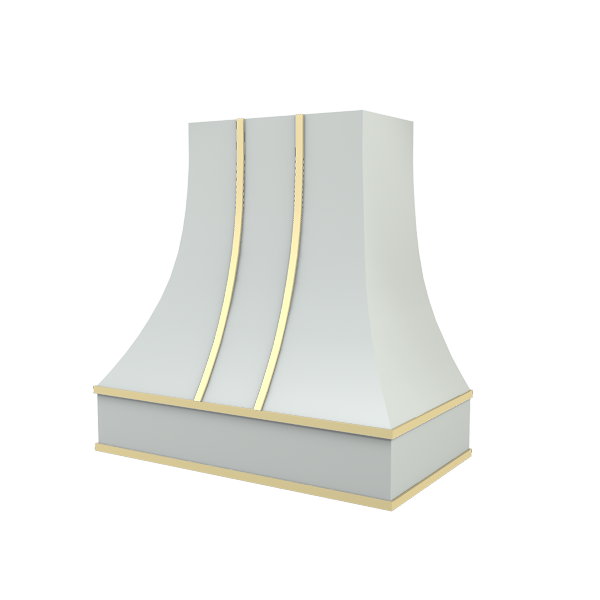 Curved With Brass Strapping