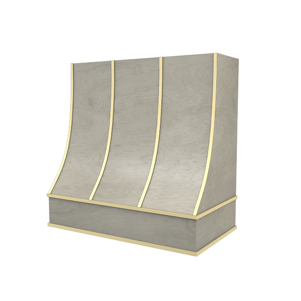 Sloped With Brass Strapping