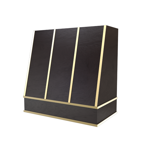 Angled With Brass Strapping