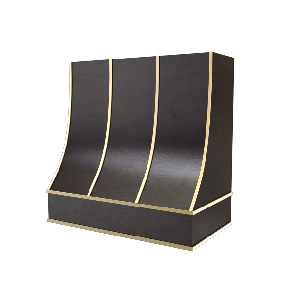Sloped With Brass Strapping