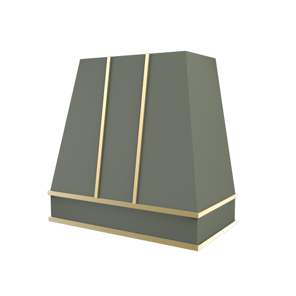 Tapered With Brass Strapping