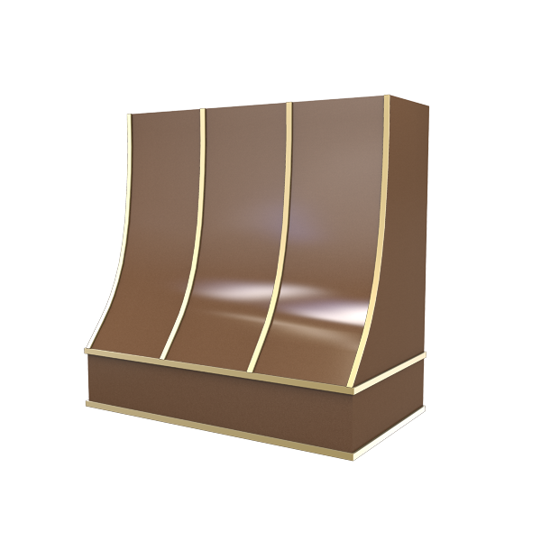 Sloped With Brass Strapping
