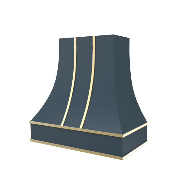 Curved With Brass Strapping