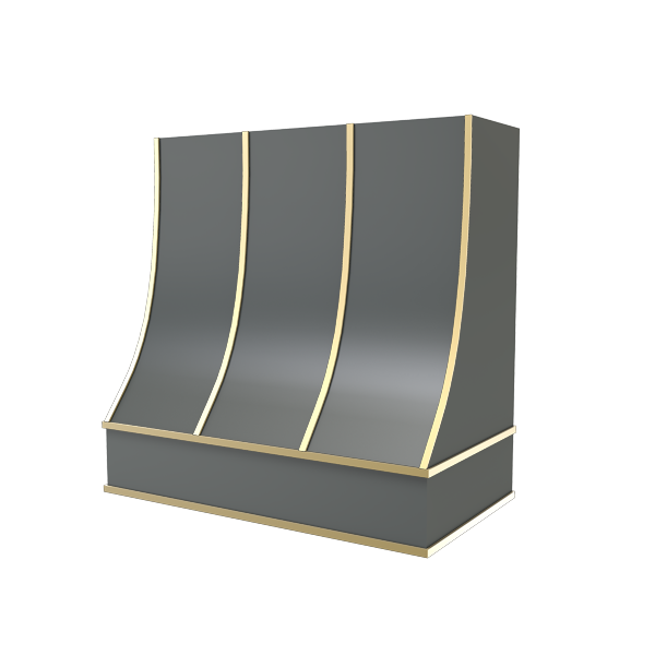 Sloped With Brass Strapping
