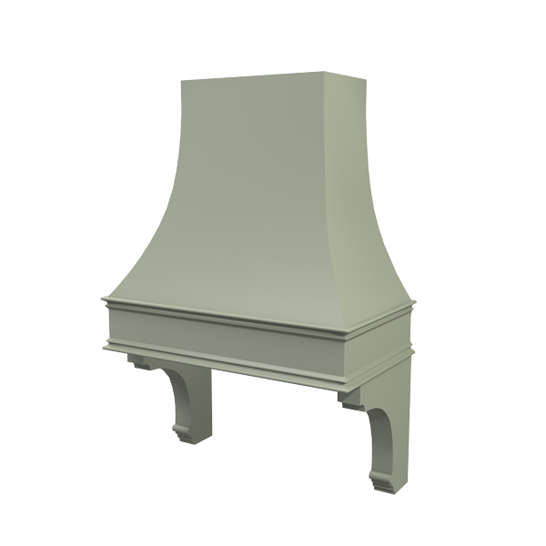 Curved With Corbels
