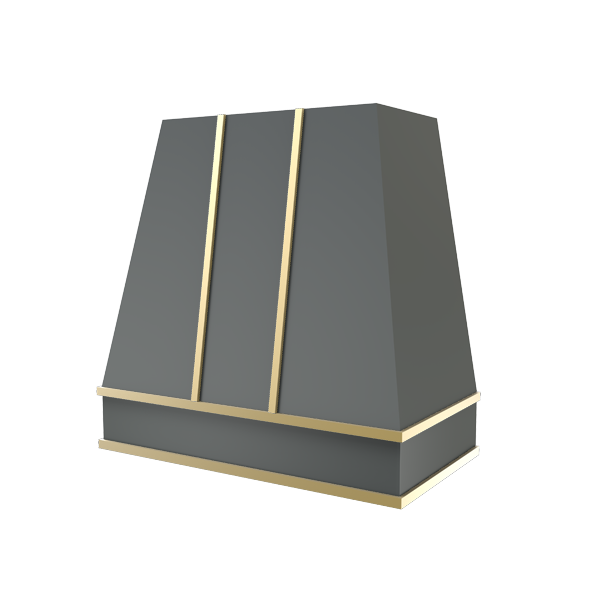 Tapered With Brass Strapping