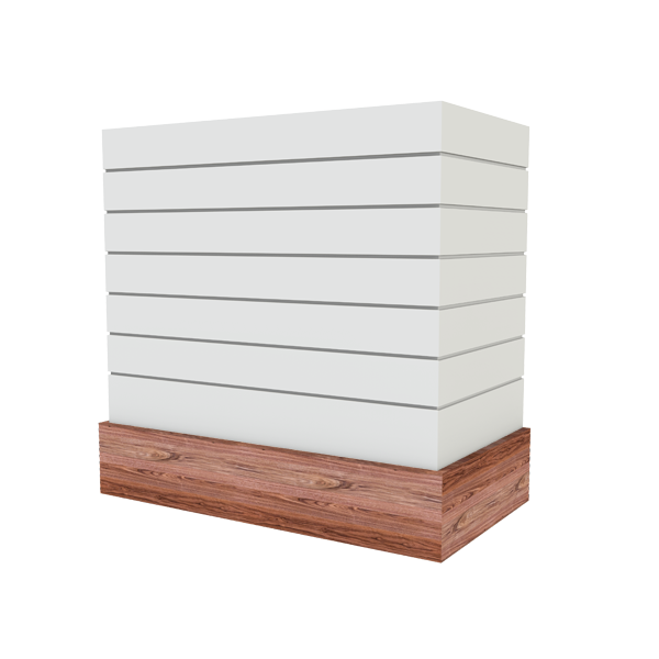 Box With Shiplap & Wood Band