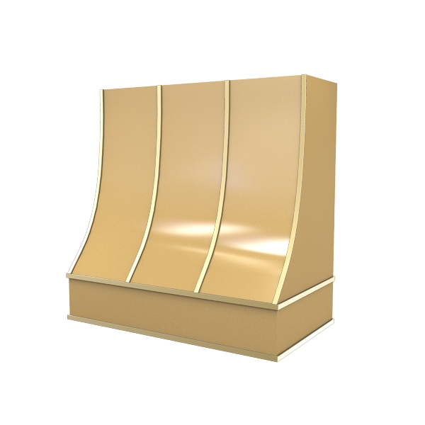 Sloped With Brass Strapping