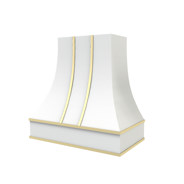 Curved With Brass Strapping