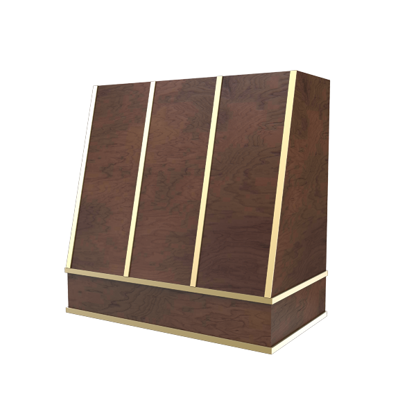 Angled With Brass Strapping