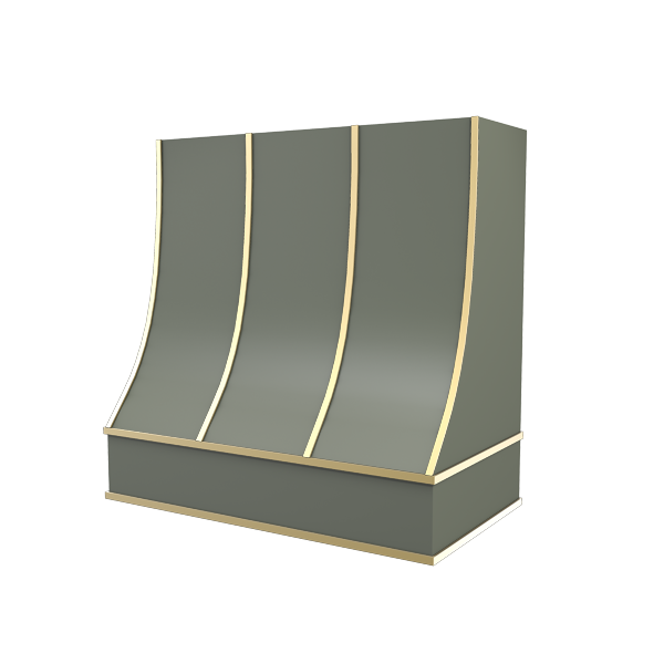 Sloped With Brass Strapping