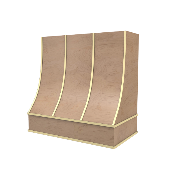 Sloped With Brass Strapping