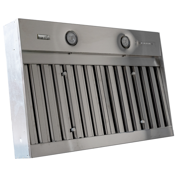   36" Width wood hood on sale