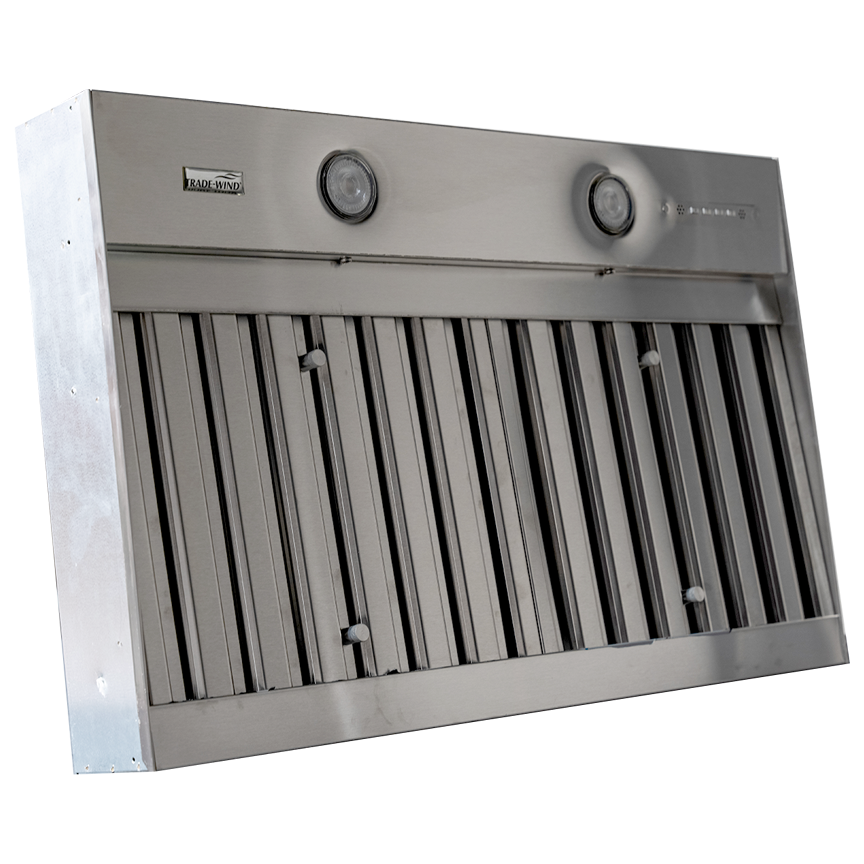   36" Width wood hood on sale