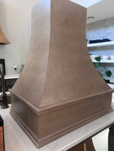 Custom Color Match Curved 30" Width x 36" Height wood hood on sale