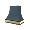 Curved With Brass Apron