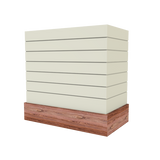 Box With Shiplap & Wood Band