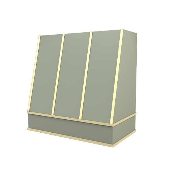 Angled With Brass Strapping