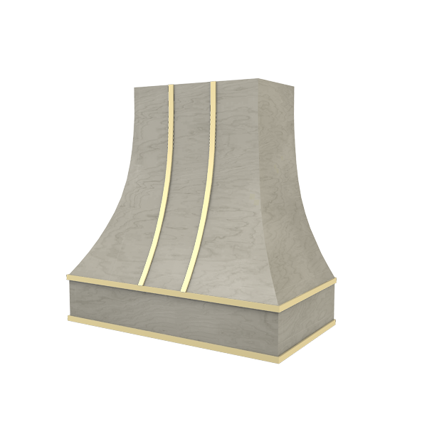 Curved With Brass Strapping