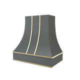 Curved With Brass Strapping