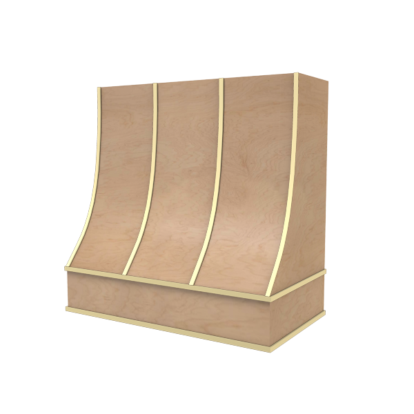 Sloped With Brass Strapping