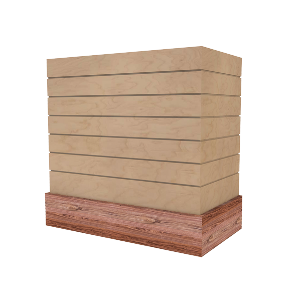 Box With Shiplap & Wood Band