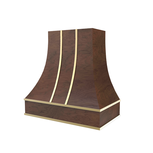 Curved With Brass Strapping