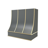 Sloped With Brass Strapping