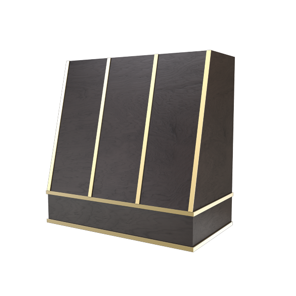 Angled With Brass Strapping