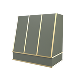 Angled With Brass Strapping