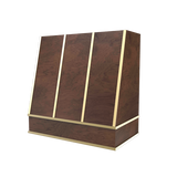 Angled With Brass Strapping