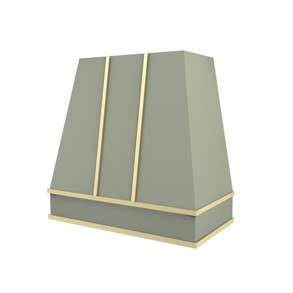 Tapered With Brass Strapping