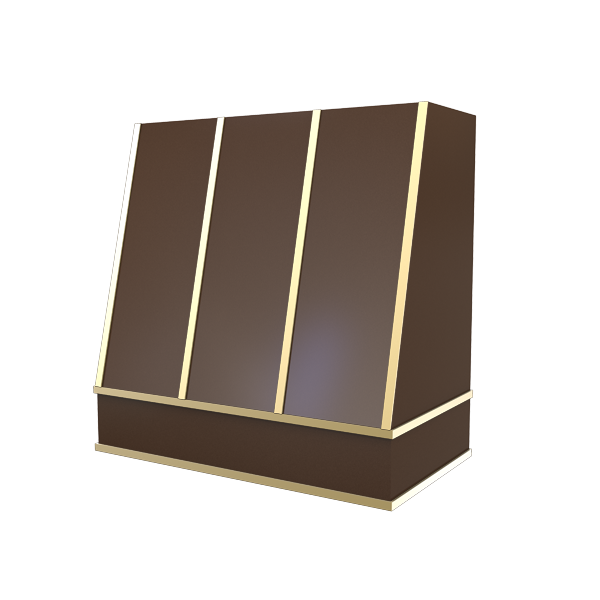 Angled With Brass Strapping