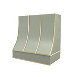 Sloped With Brass Strapping