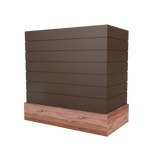 Box With Shiplap & Wood Band