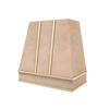 Tapered With Brass Strapping