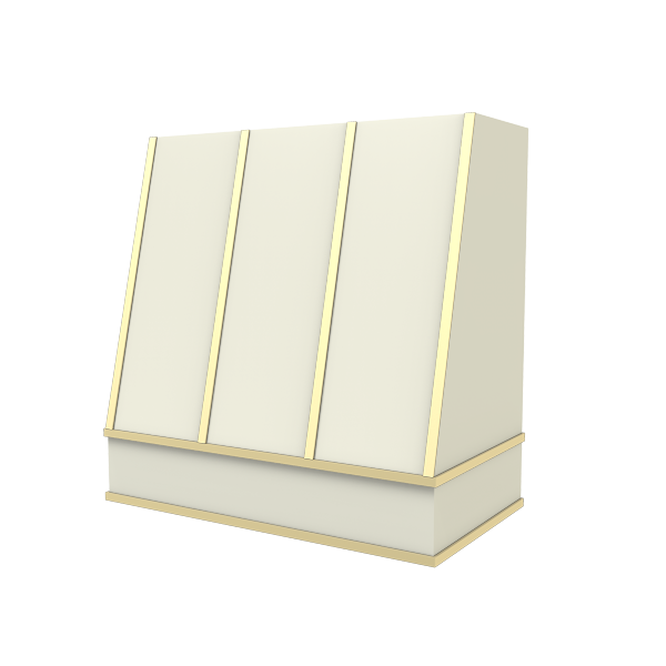 Angled With Brass Strapping