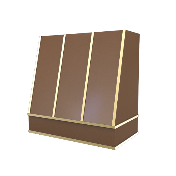 Angled With Brass Strapping
