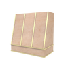 Angled With Brass Strapping