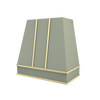 Tapered With Brass Strapping