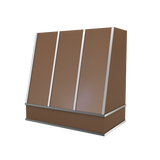 Angled With Steel Strapping