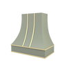 Curved With Brass Strapping